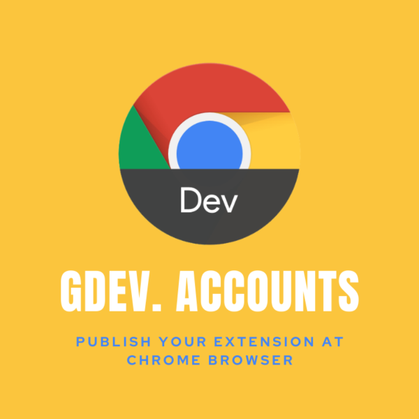 GOOGLE CHROME DEVELOPER ACCOUNTS